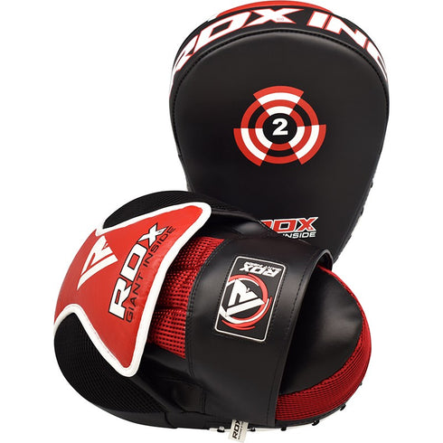 RDX T2 RED CAVAR CURVED BOXING PADS-7